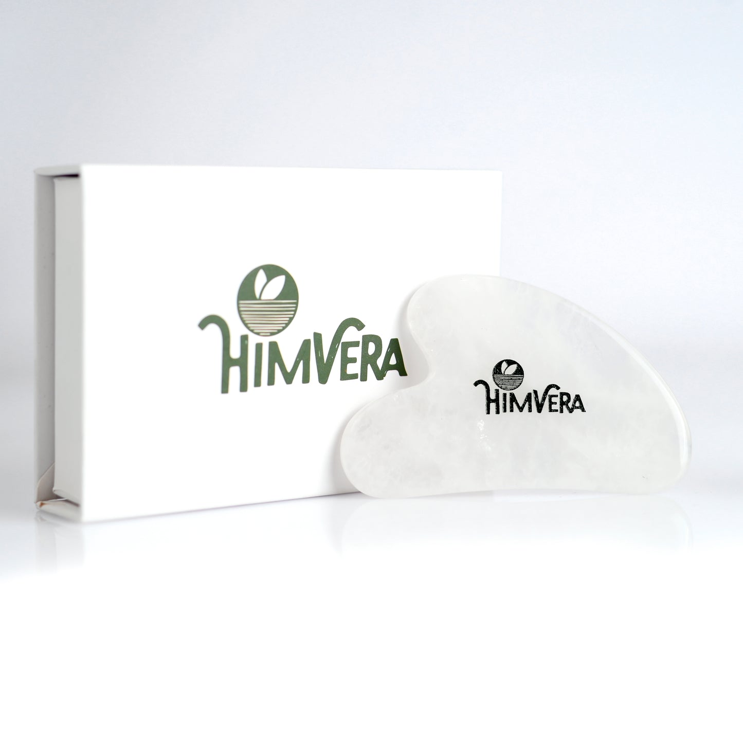 Himvera White Crystal Jade Gua Sha