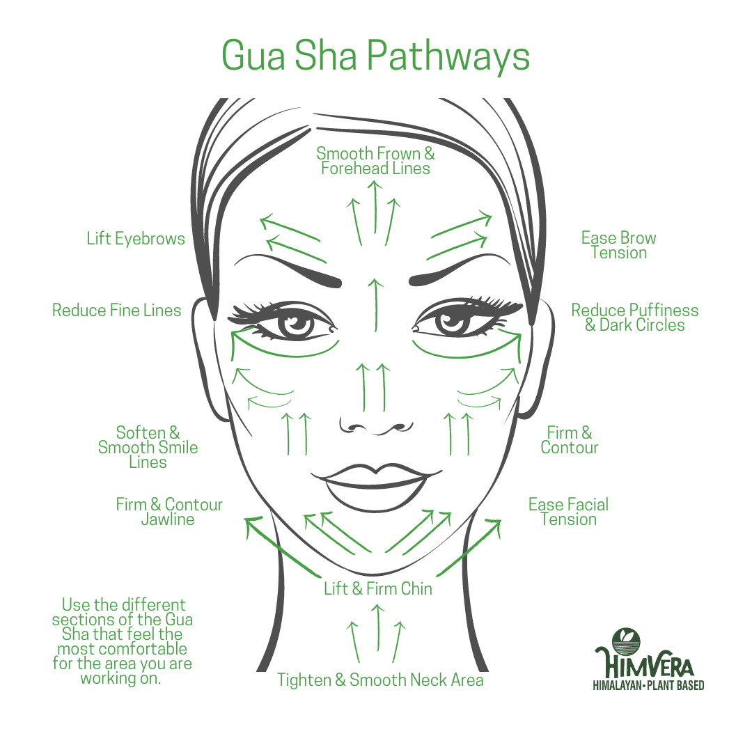 Himvera White Crystal Jade Gua Sha
